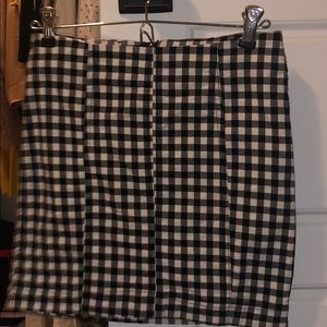 Free People Gingham Skirt